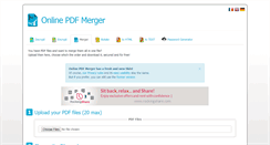 Desktop Screenshot of pdfmerger.org